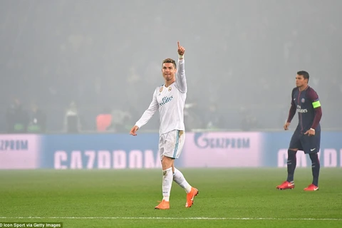 Ronaldo đã có 9 trận liên tiếp ghi bàn ở Champions League. (Nguồn: Getty Images)