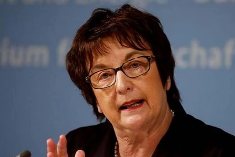 Bộ trưởng Kinh tế và Năng lượng Đức Brigitte Zypries. (Nguồn: AFP)