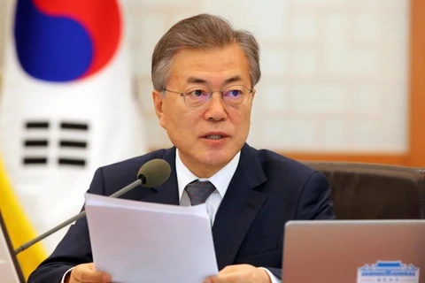 Tổng thống Hàn Quốc Moon Jae-in. (Nguồn: EPA)