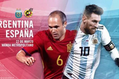 Tây Ban Nha đối đầu Argentina.