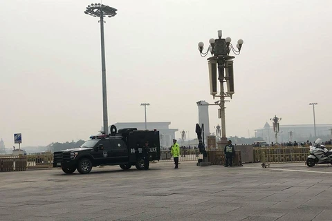 An ninh được tăng cường tại Bắc Kinh.