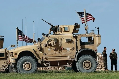 Xe quân sự của Mỹ tại Ankara. (Nguồn: dailysabah)