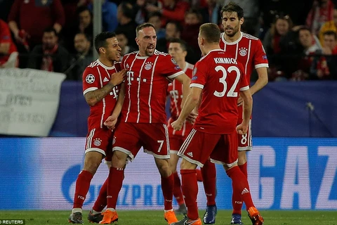 Bayern giành ưu thế lớn trên sân Sevilla. (Nguồn: Reuters)