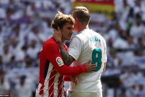 Trận derby thành Madrid khép lại với tỷ số hòa 1-1. (Nguồn: Reuters)