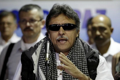 Ông Jesus Santrich, lãnh đạo đảng FARC. (Nguồn: AP)