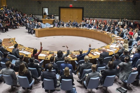 Cuộc họp của Hội đồng Bảo an Liên hợp quốc bàn về Syria. (Nguồn: news.un.org)