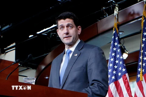 Chủ tịch Hạ viện Mỹ Paul Ryan. (Nguồn: THX/TTXVN)