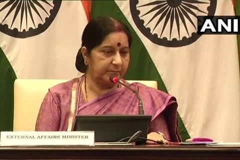 Ngoại trưởng Ấn Độ Sushma Swaraj. (Nguồn: siasat.com)