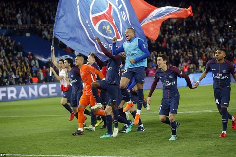 Paris Saint Germain lần thứ 7 lên ngôi Ligue 1. (Nguồn: AP)