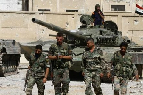 Binh sỹ Syria sẽ triển khai chiến dịch chấm dứt hiện diện của IS. (Nguồn: almasdarnews)