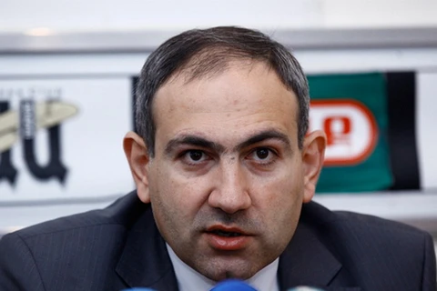 Thủ lĩnh phe đối lập Nikol Pashinyan. (Nguồn: Araratnews.am)