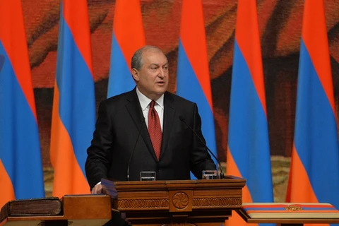 Tổng thống Armenia Armen Sarkissian. (Nguồn: armradio.am)