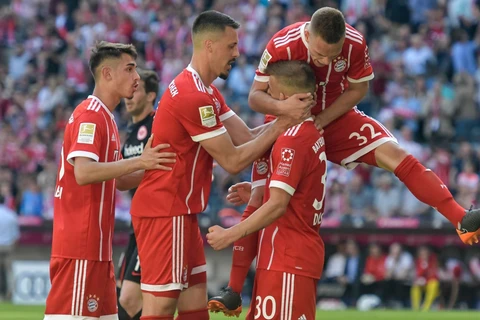 Bayern Munich giành chiến thắng đậm đội bóng của HLV mới Niko Kovac. (Nguồn: Getty Images)