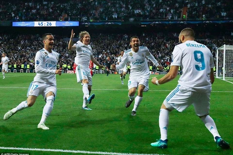 Real Madrid lần thứ 3 liên tiếp vào chung kết Champions League. (Nguồn: AFP/Getty Images)