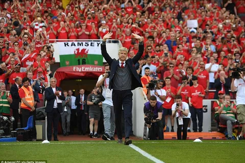Wenger đã có trận đấu cuối cùng tại Emirates trong cương vị HLV Arsenal.