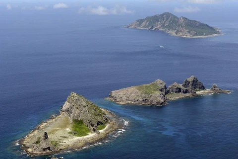 Quần đảo tranh chấp mà Tokyo gọi là Senkaku còn Bắc Kinh gọi là Điếu Ngư. (Nguồn: AP)
