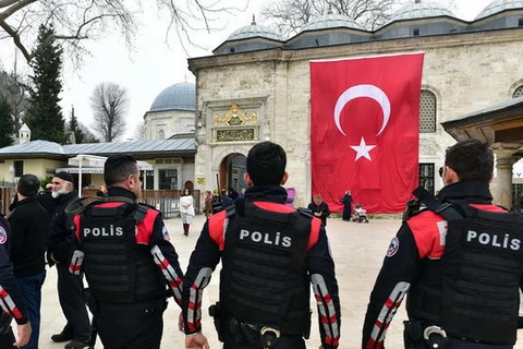 Lực lượng cảnh sát Thổ Nhĩ Kỳ. (Nguồn: albawaba.com)