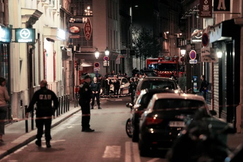 Cảnh sát phong tỏa khu vực xảy ra vụ tấn công. (Nguồn: AFP/Getty Images)