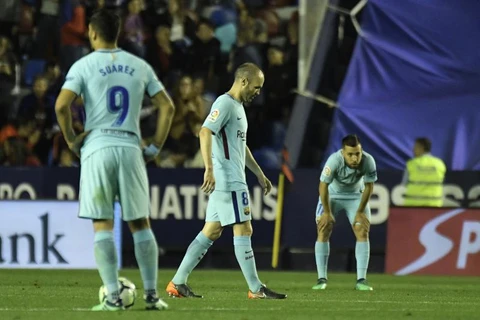 Barcelona đứt mạch bất bại ở mùa này. (Nguồn: Getty Images)