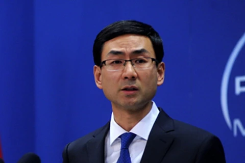 Người phát ngôn Bộ Ngoại giao Trung Quốc Cảnh Sảng. (Nguồn: thenews.com.pk)