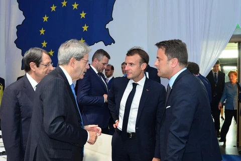 Các nhà lãnh đạo EU nhóm họp tại thủ đô Sofia. (Nguồn: euobserver.com)