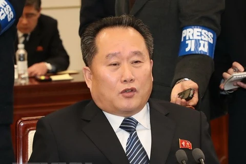 Chủ tịch Ủy ban Thống nhất Hòa bình Triều Tiên, ông Ri Son-gwon. (Nguồn: Yonhap/TTXVN)