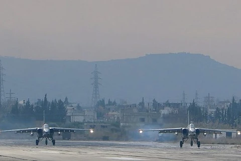 Căn cứ không quân Hmeimim của Nga ở Syria. (Nguồn: AFP)
