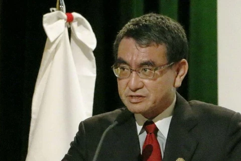 Ngoại trưởng Nhật Bản Taro Kono. (Nguồn: Kyodo)