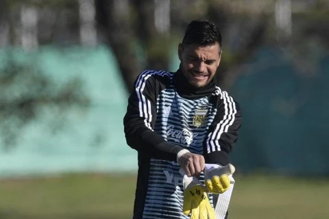 Romero bị chấn thương và không có cơ hội dự World Cup 2018. (Nguồn: AFP)