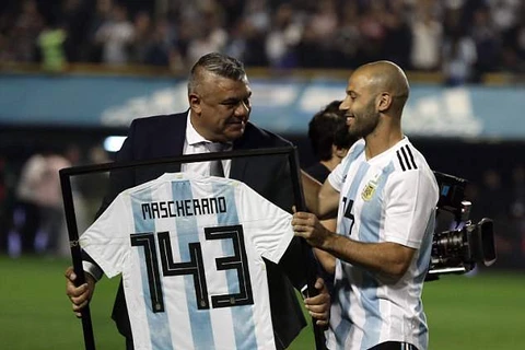 Mascherano đã thi đấu cho Argentina 143 trận. (Nguồn: AFP/Getty Images)