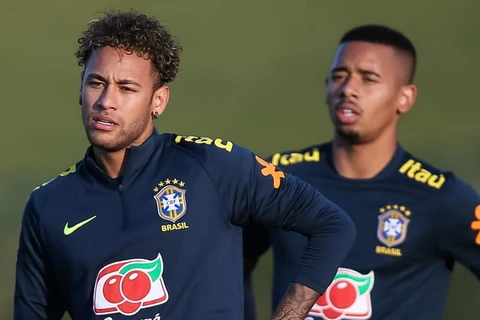 Neymar và Jesus, hai cầu thủ được kỳ vọng giúp Brazil vô địch. (Nguồn: Getty Images)