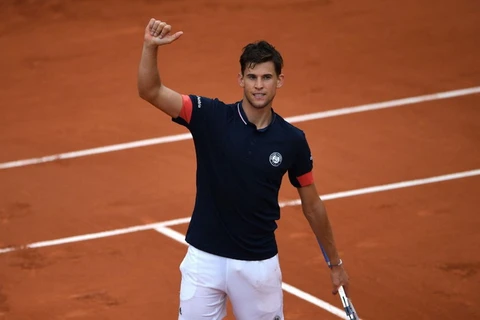 Thiem lần thứ ba liên tiếp vào bán kết Roland Garros. (Nguồn: Getty Images)