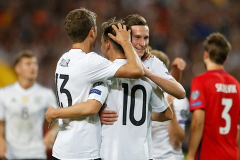 Đức trải qua vòng loại với thành tích thắng tuyệt đối. (Nguồn: Getty Images)