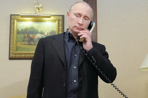Tổng thống Nga Putin điệm đàm. (Nguồn: Sputnik)