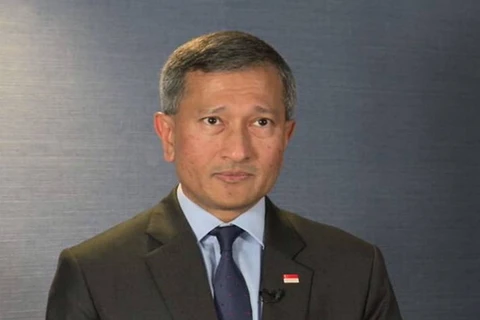 Ngoại trưởng Singapore Vivian Balakrishnan. (Nguồn: Channel NewsAsia)