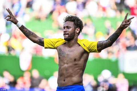 Neymar góp công mang chiến thắng về cho Brazil. (Nguồn: EPA)