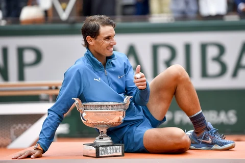 Nadal thiết lập kỷ lục mới ở Roland Garros. (Nguồn: THX)