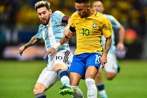 Neymar và Messi, hai ứng viên cho danh hiệu Vua phá lưới.