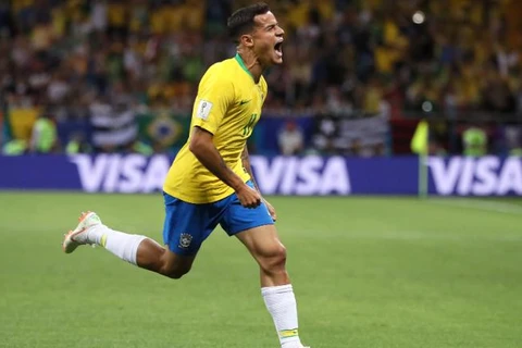 Siêu phẩm của Coutinho không thể giúp Brazil vượt qua Thụy Sĩ. (Nguồn: cnn)
