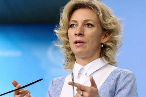 Người phát ngôn Bộ Ngoại giao Nga, bà Maria Zakharova. (Nguồn: news.am)