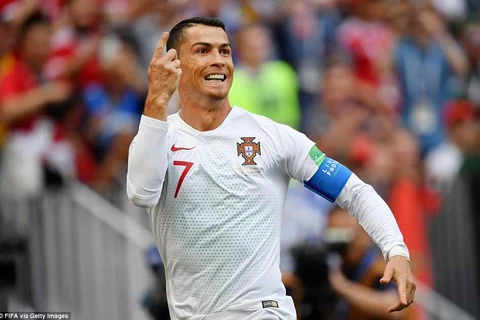 Ronaldo tiếp tục ghi bàn ở World Cup 2018. (Nguồn: Getty Images)