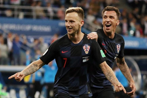 Ivan Rakitic ấn định chiến thắng cho Croatia trước Argentina. (Nguồn: Reuters)