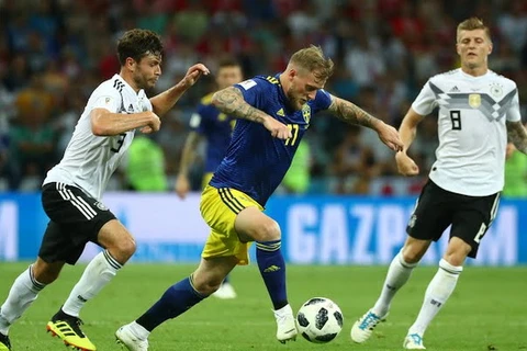 Đức và Thụy Điển đang cân bằng về điểm và hiệu số bàn thắng bại. (Nguồn: Reuters)