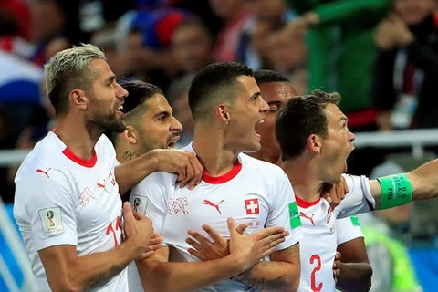 Thụy Sĩ rộng cửa giành vé vào vòng 1/8. (Nguồn: Reuters)