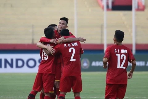 U19 Việt Nam có chiến thắng đầu tay tại giải U19 Đông Nam Á 2018.