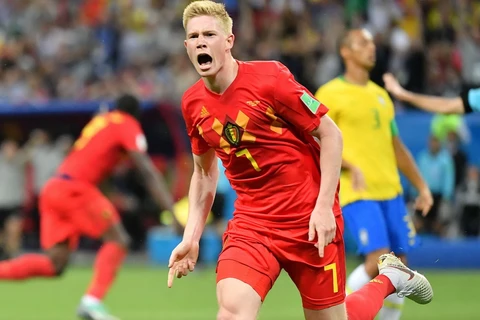 De Bruyne ghi bàn thắng quan trọng cho Bỉ, (Nguồn: Getty Images)