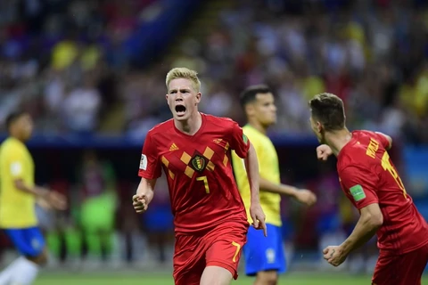 Kevin De Bruyne đang thi đấu vô cùng ấn tượng trong màu áo tuyển Bỉ.