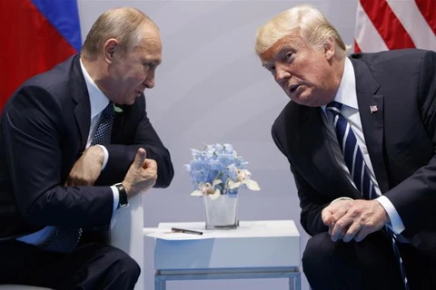 Tổng thống Nga Putin và người đồng cấp Mỹ Trump. (Nguồn: Al Jazeera)