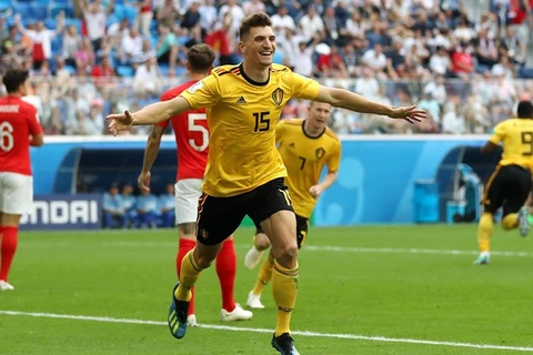 Meunier mở tỷ số cho đội tuyển Bỉ. (Nguồn: Getty Images)