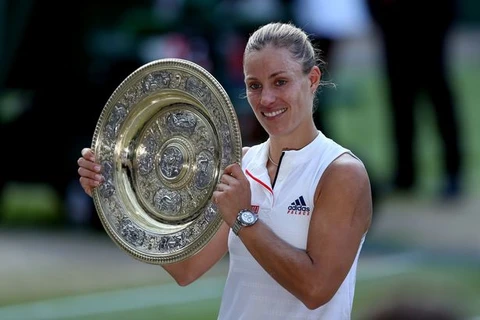 Kerber lần đầu vô địch Wimbledon. (Nguồn: Getty Images)